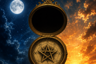 Book cover for Book Of Shadows: A Wiccan Compass by DeAngelo Capone