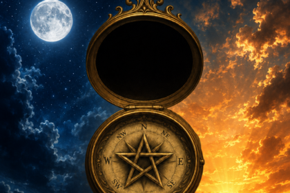 Book cover for Book Of Shadows: A Wiccan Compass by DeAngelo Capone